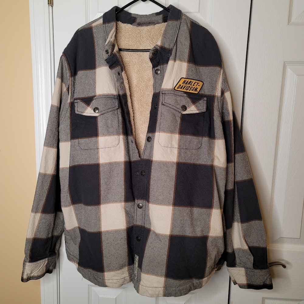 Harley-Davidson Men's Sherpa-lined Shirt Jacket